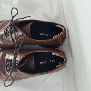 Cole Haan Men’s Leather Modern Essentials Cap Toe Oxford Shoe British Tan 10W